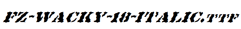 FZ-WACKY-18-ITALIC.ttf