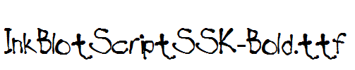 InkBlotScriptSSK-Bold.ttf