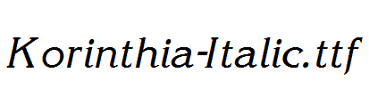 Korinthia-Italic.ttf