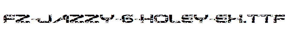 FZ-JAZZY-6-HOLEY-EX.ttf