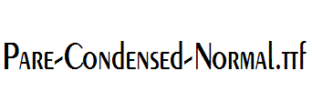 Pare-Condensed-Normal.ttf