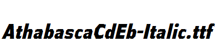 AthabascaCdEb-Italic.ttf