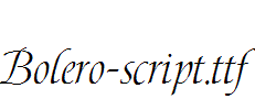 Bolero-script.ttf