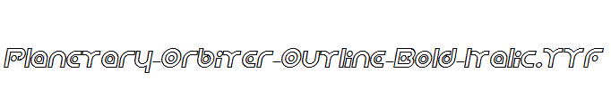 Planetary-Orbiter-Outline-Bold-Italic.ttf