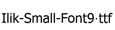 Ilik-Small-Font9.ttf