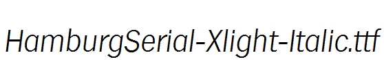 HamburgSerial-Xlight-Italic.ttf