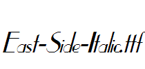 East-Side-Italic.ttf