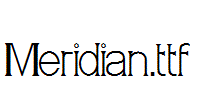 Meridian.ttf