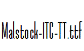 Malstock-ITC-TT.ttf