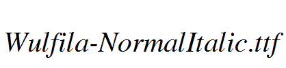 Wulfila-NormalItalic.ttf