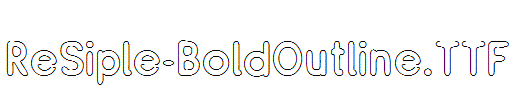 ReSiple-BoldOutline.ttf