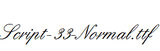 Script-33-Normal.ttf