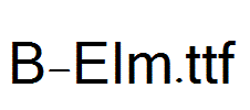 B-Elm.ttf