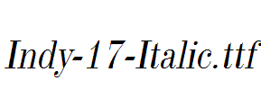 Indy-17-Italic.ttf