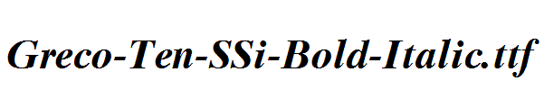 Greco-Ten-SSi-Bold-Italic.ttf