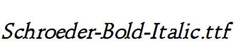 Schroeder-Bold-Italic.ttf