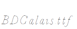 BDCalais.ttf