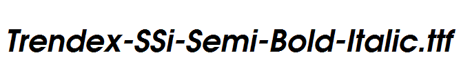 Trendex-SSi-Semi-Bold-Italic.ttf