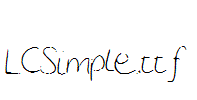 LCSimple.ttf