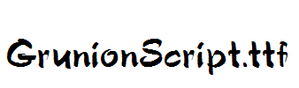 GrunionScript.ttf