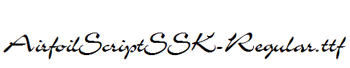 AirfoilScriptSSK-Regular.ttf