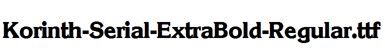 Korinth-Serial-ExtraBold-Regular.ttf