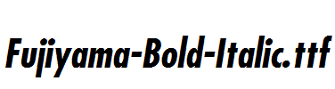 Fujiyama-Bold-Italic.ttf