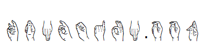 HandSign.ttf