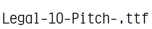 Legal-10-Pitch-.ttf