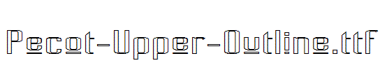 Pecot-Upper-Outline.ttf