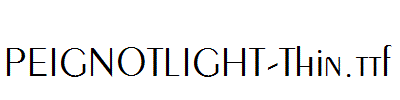 PEIGNOTLIGHT-Thin.ttf