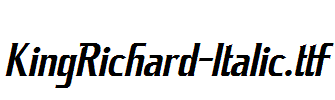 KingRichard-Italic.ttf