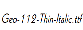 Geo-112-Thin-Italic.ttf