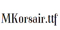 MKorsair.ttf