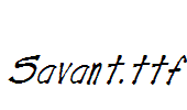 Savant.ttf