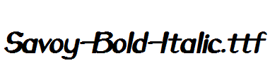 Savoy-Bold-Italic.ttf