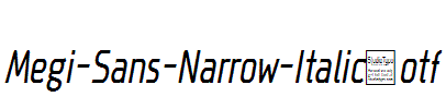 Megi-Sans-Narrow-Italic.otf