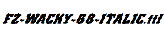 FZ-WACKY-68-ITALIC.ttf