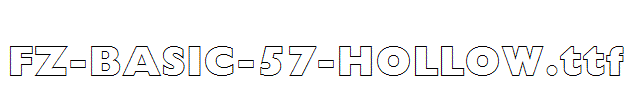 FZ-BASIC-57-HOLLOW.ttf