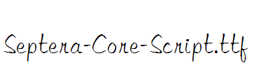 Septera-Core-Script.ttf