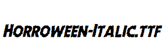 Horroween-Italic.ttf