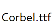 Corbel.ttf