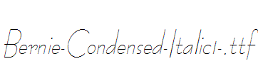 Bernie-Condensed-Italic1-.ttf