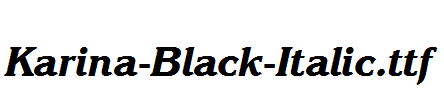 Karina-Black-Italic.ttf