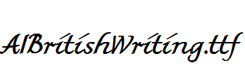 AIBritishWriting.ttf