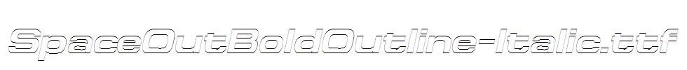 SpaceOutBoldOutline-Italic.ttf