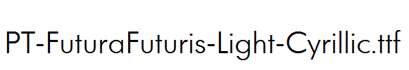 PT-FuturaFuturis-Light-Cyrillic.ttf