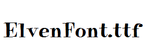 ElvenFont.ttf