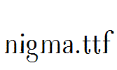 nigma.ttf