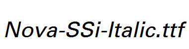 Nova-SSi-Italic.ttf